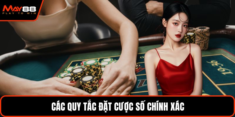 Các quy tắc đặt cược số chính xác